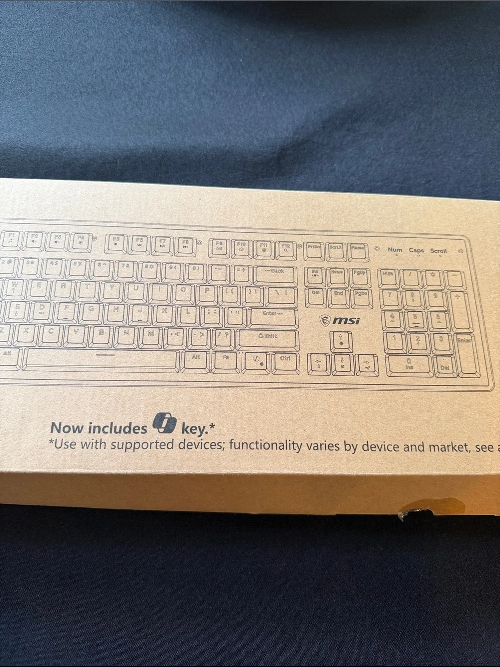 New in box - MSI Gaming keyboard and mouse